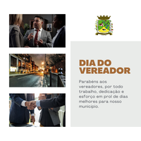Homenagem ao "Dia do Vereador".