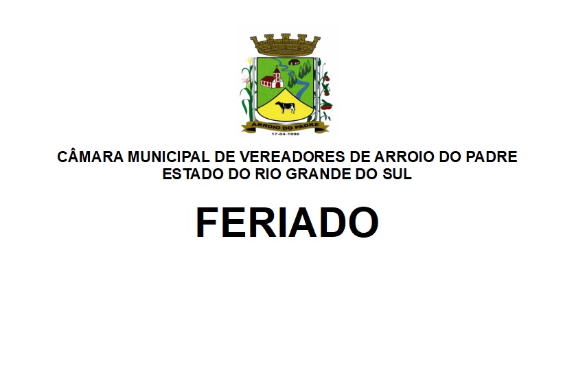 Feriado - Ano Novo - 01 de janeiro