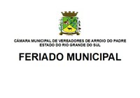 Feriado Municipal - Dia da Reforma e surgimento da Igreja Luterana - 31 de outubro