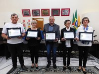 Homenageados na Sessão Solene da Reforma Luterana