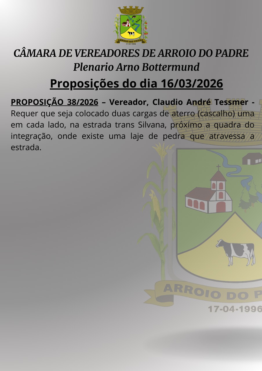 Proposição 16/03/26