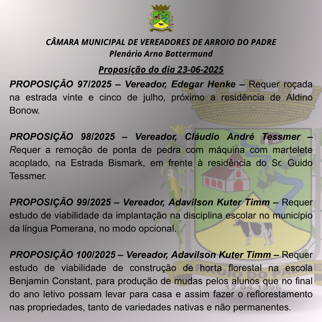 Proposição 23-06-2025