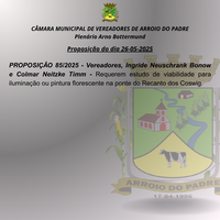 Proposição dia 26 05 2025