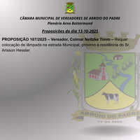 Proposição do dia 13 10 2025