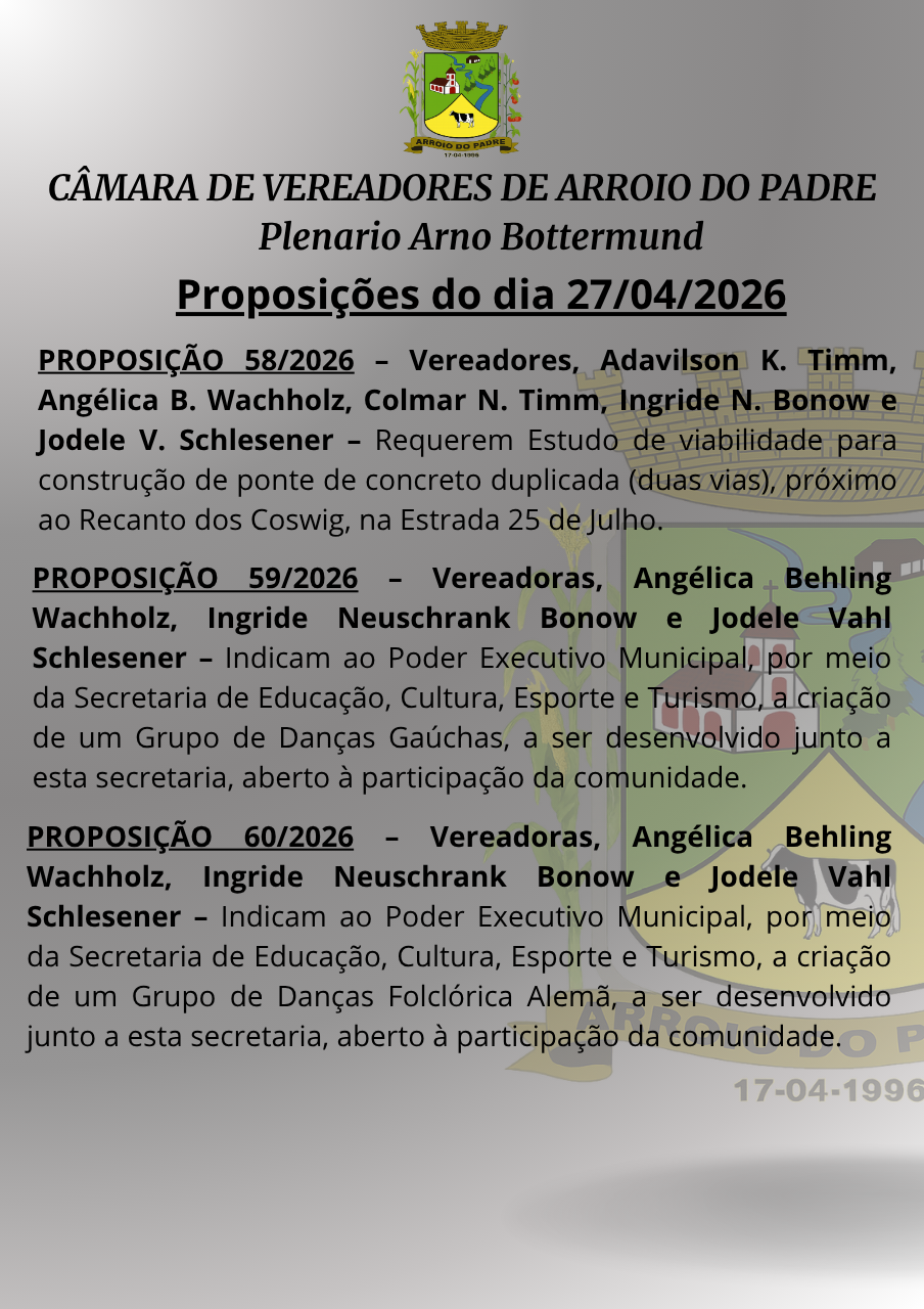Proposições 27/04/26