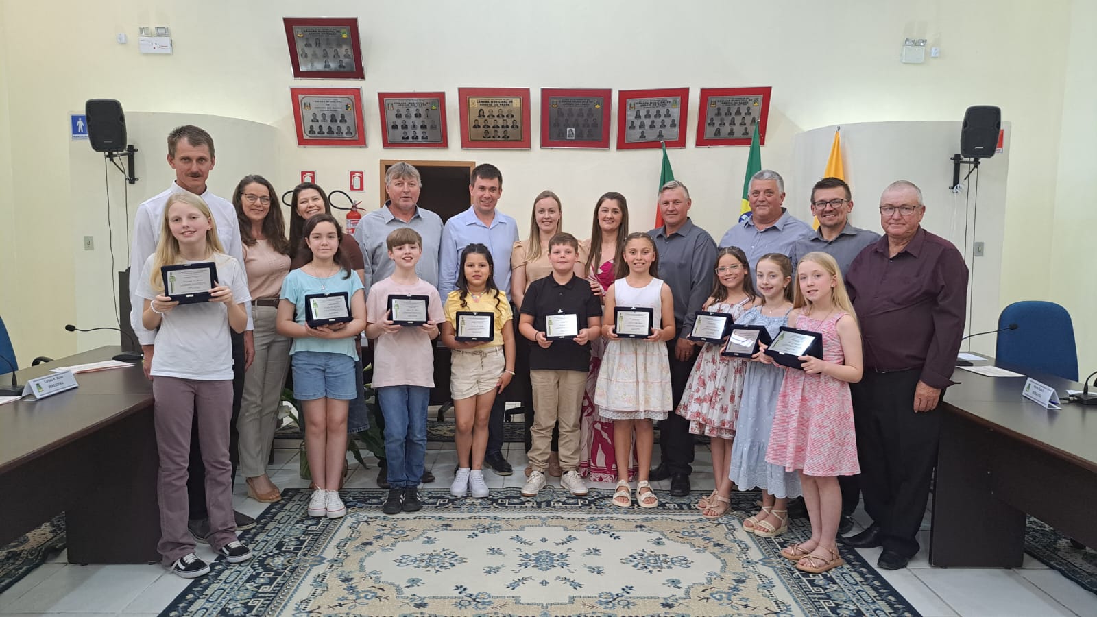 Sessão Solene de Posse e Diplomação dos Vereadores Mirins 2025.